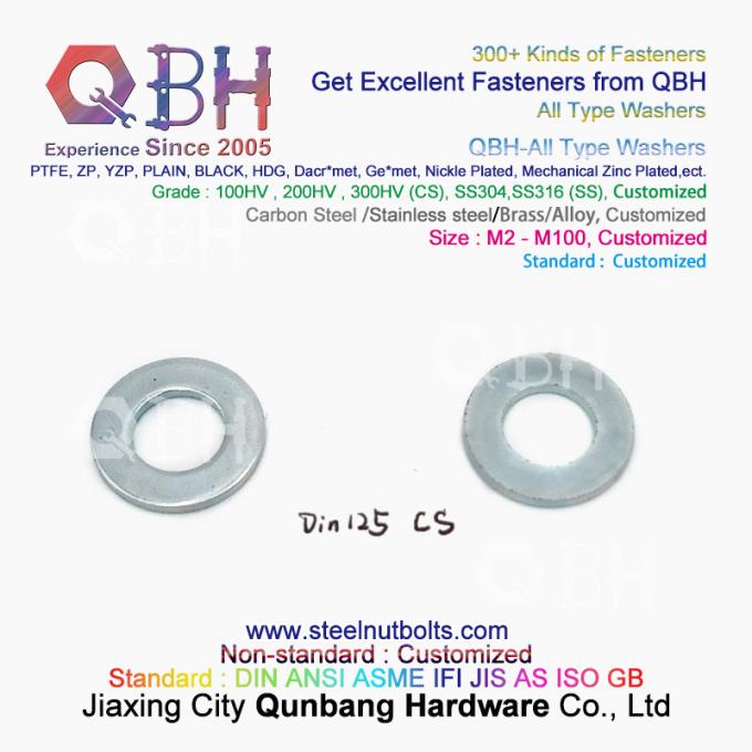 Gesamt-artiger flacher Frühling QBH DIN125 DIN127 F436 F436M F959 F959M DIN434 DIN436 NFE25-511 spitzte sich gezahnte runde quadratische Waschmaschine zu 1
